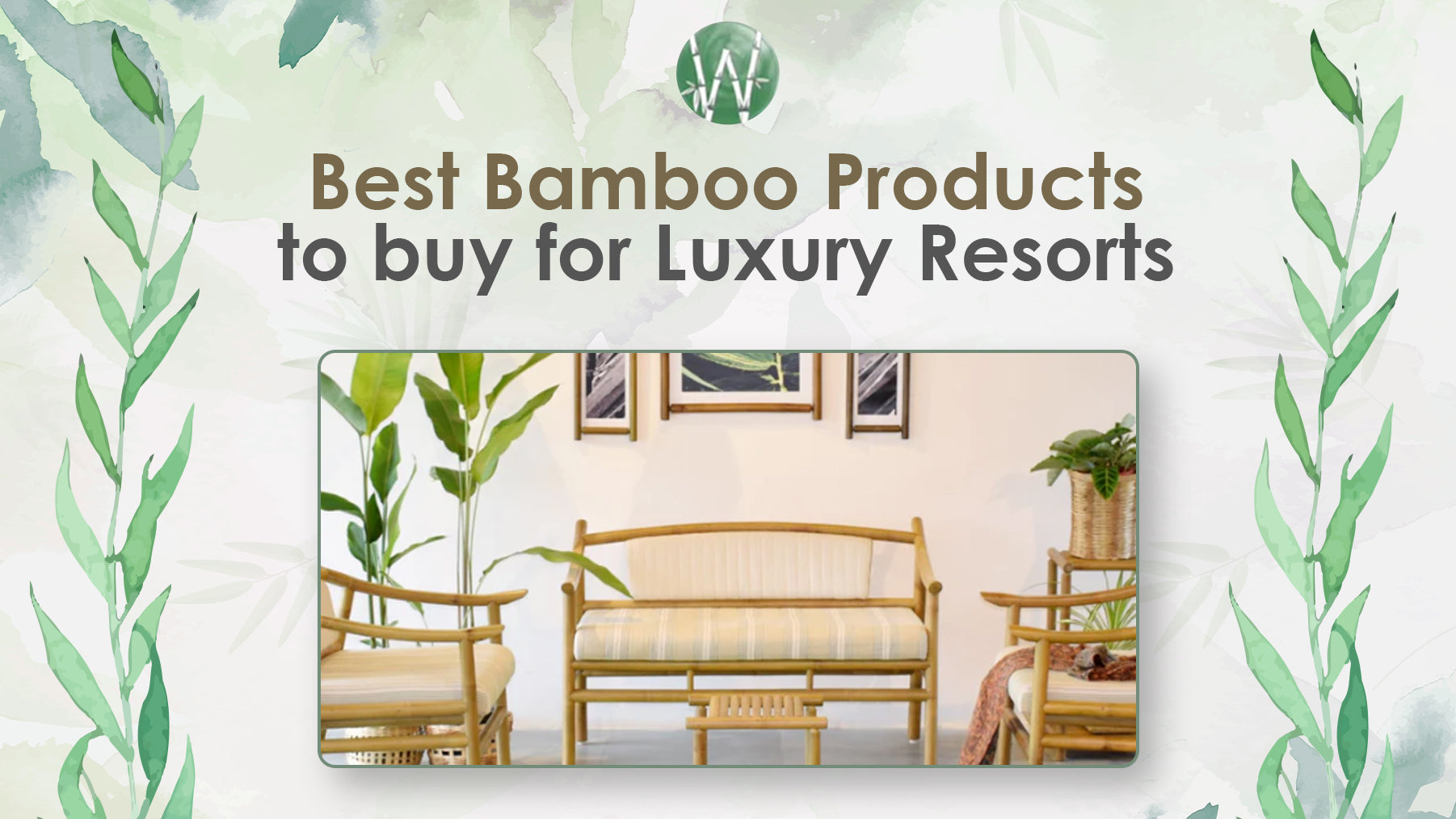 Luxury bamboo deals furniture