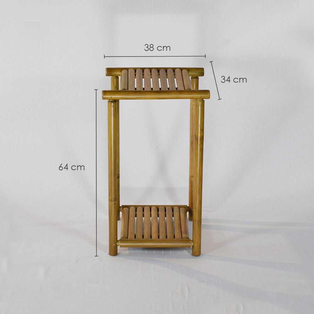 Bamboo Pot Stand 2 Level