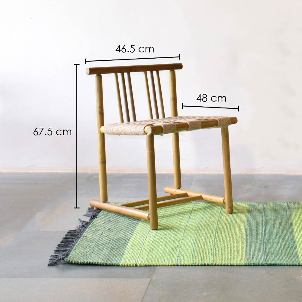 Tightrope Bamboo Dining Chair small