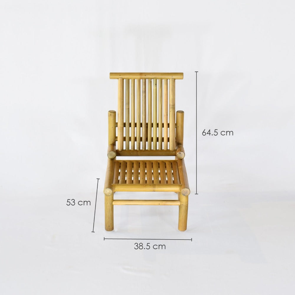 Tunnels Bamboo Folding Low Chair