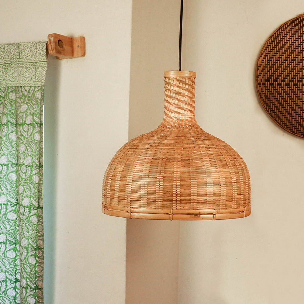 Natural color urn lamp online