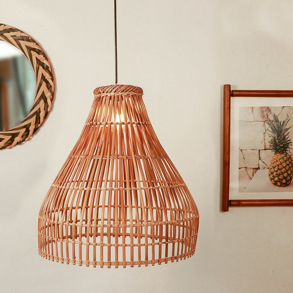 Bamboo polo lamp