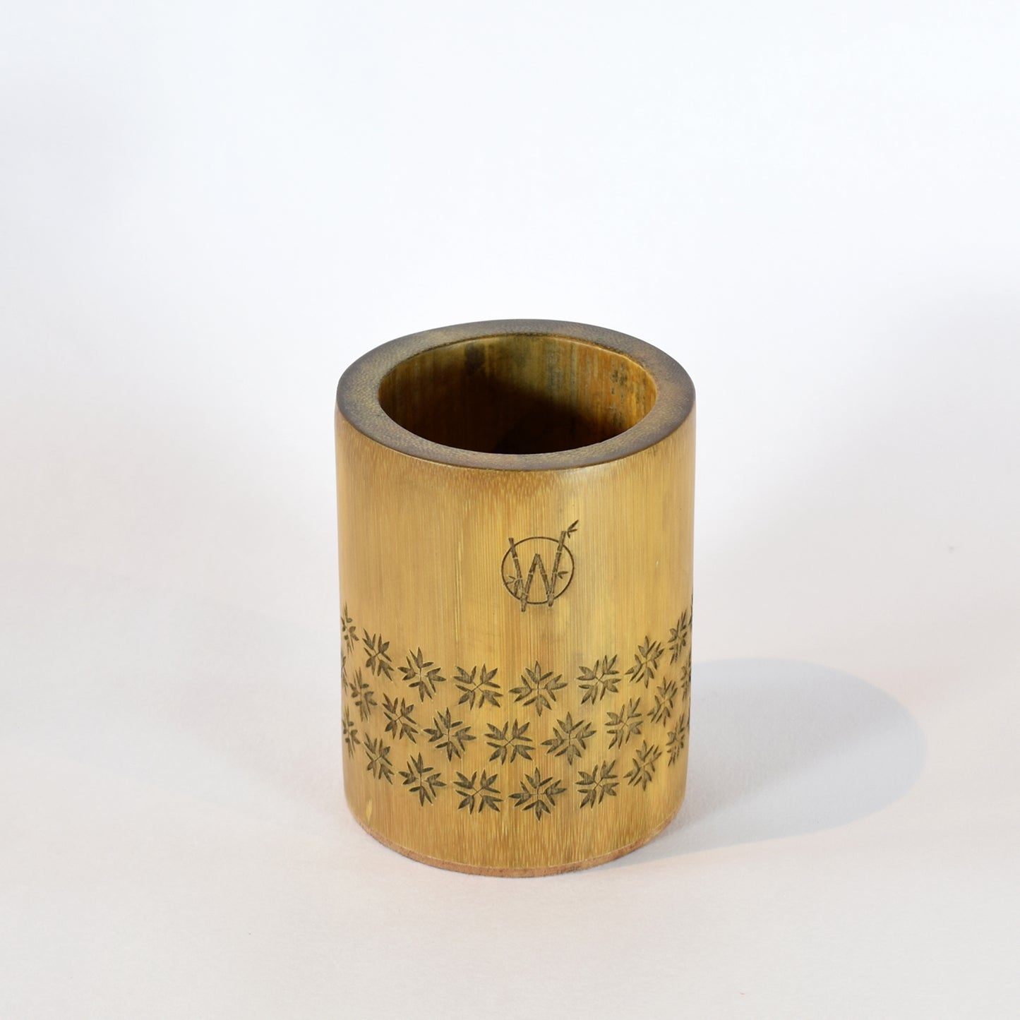 Leaves Bamboo Pen Stand