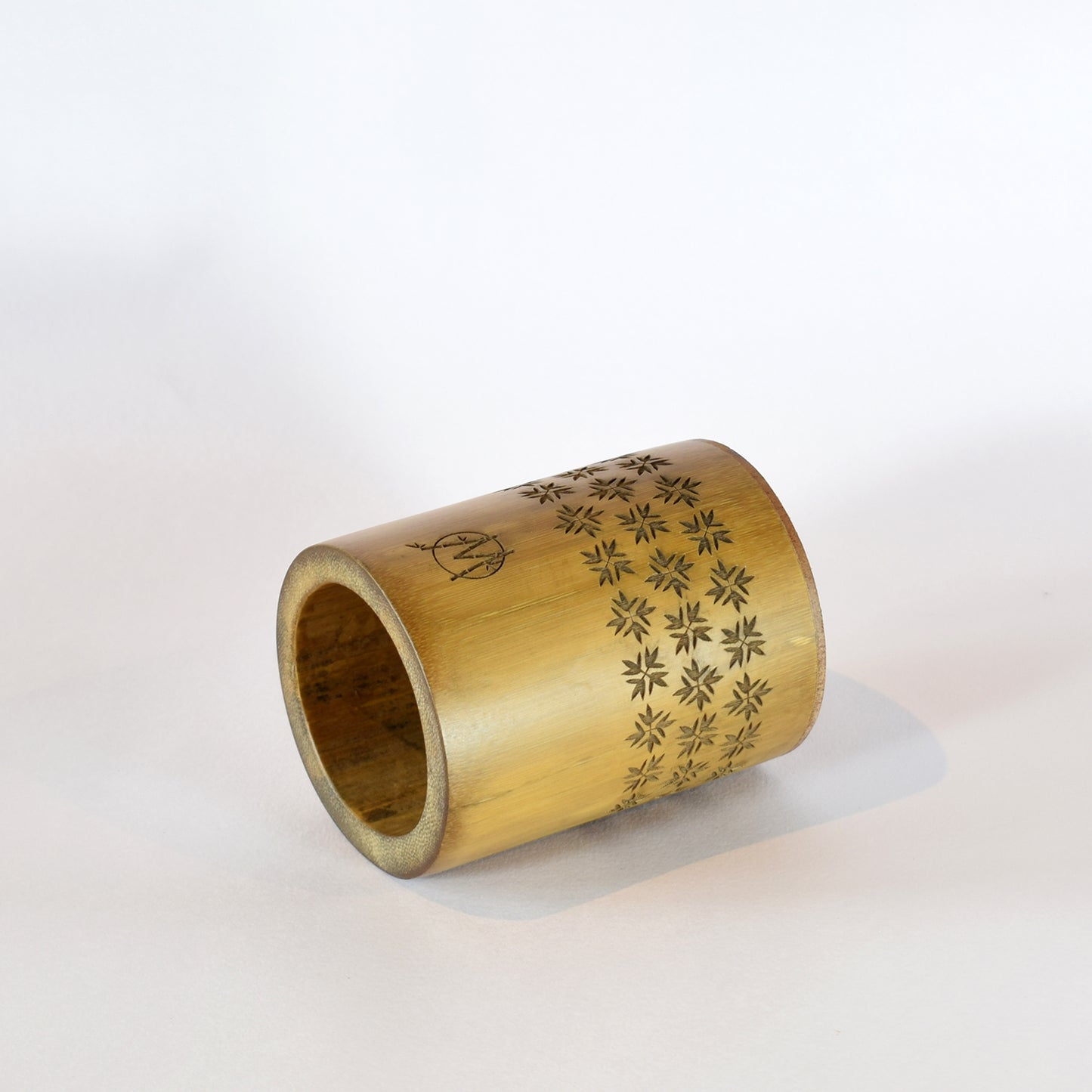 Leaves Bamboo Pen Stand