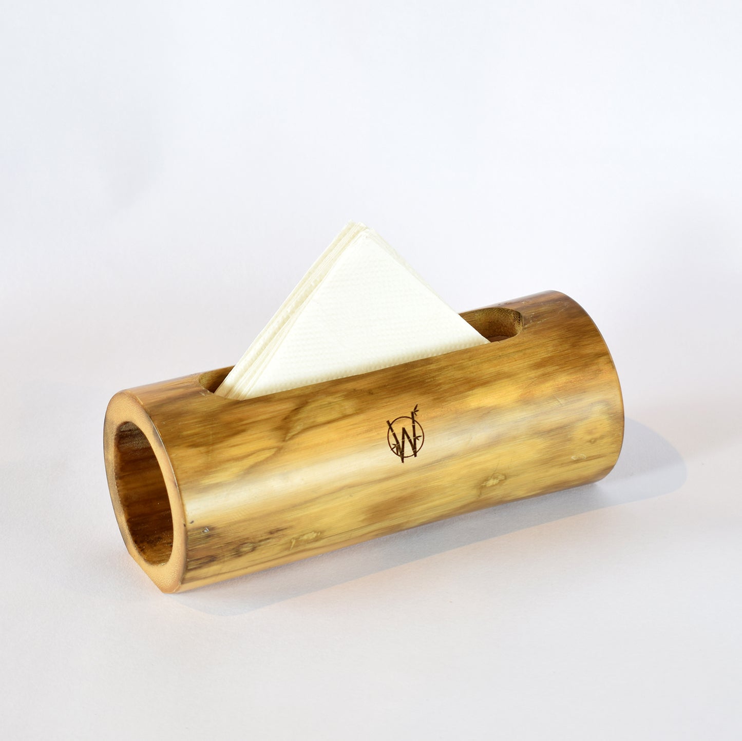 Leaves Bamboo Tissue Holder