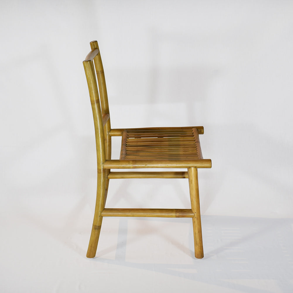 Pause Curved Seat Bamboo Dining Chair