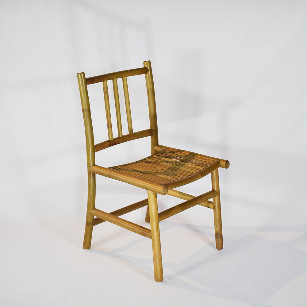 Pause Curved Seat Bamboo Dining Chair