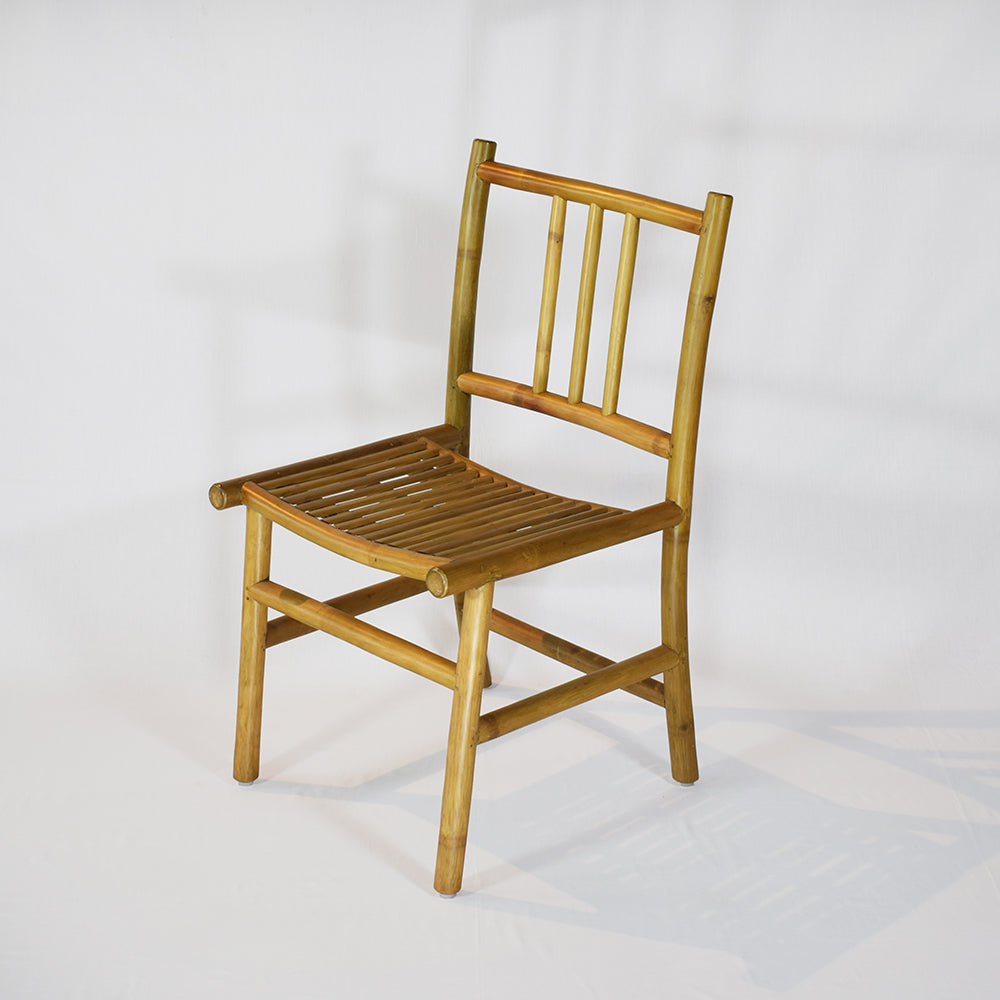 Pause Curved Seat Bamboo Dining Chair