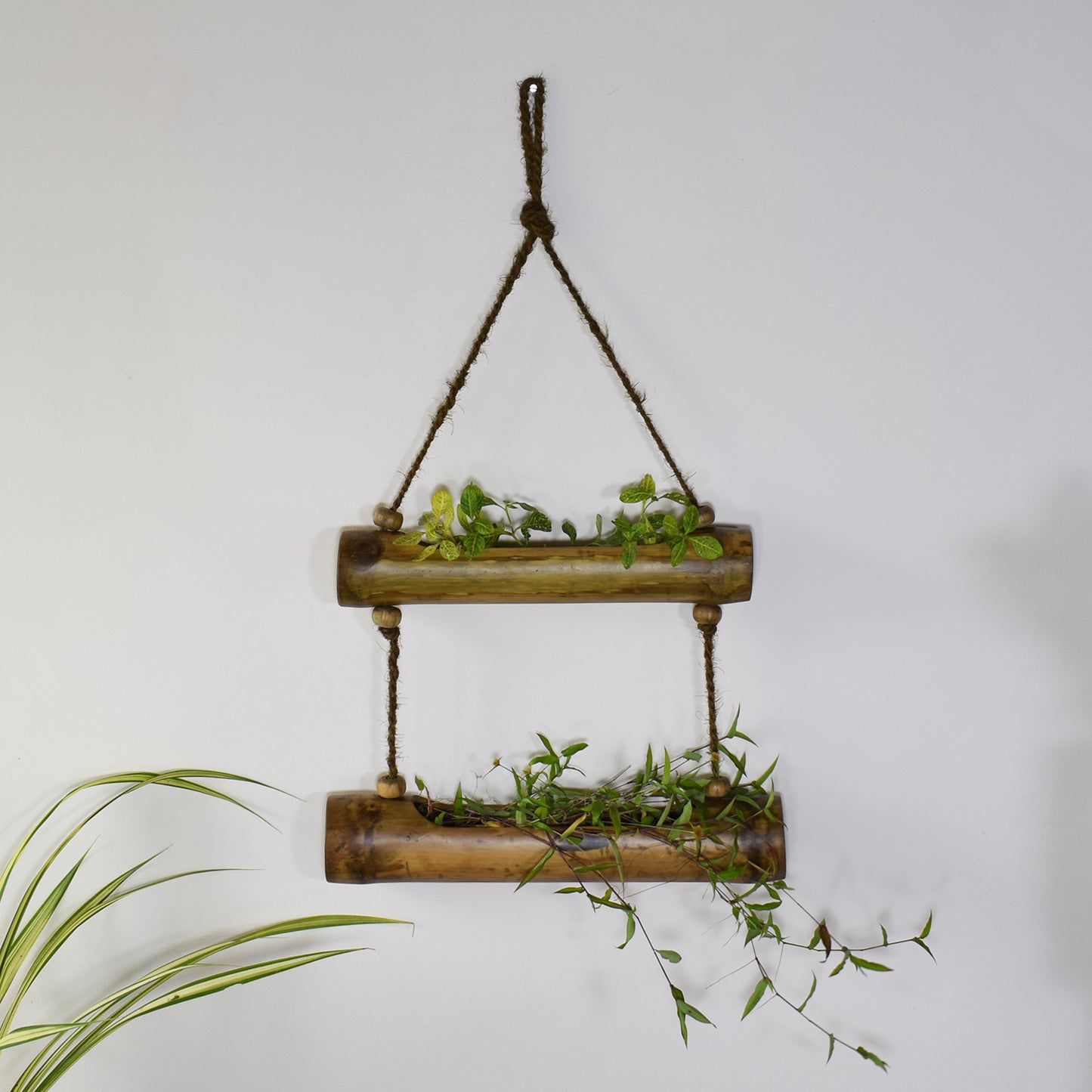 2 tier planter rope