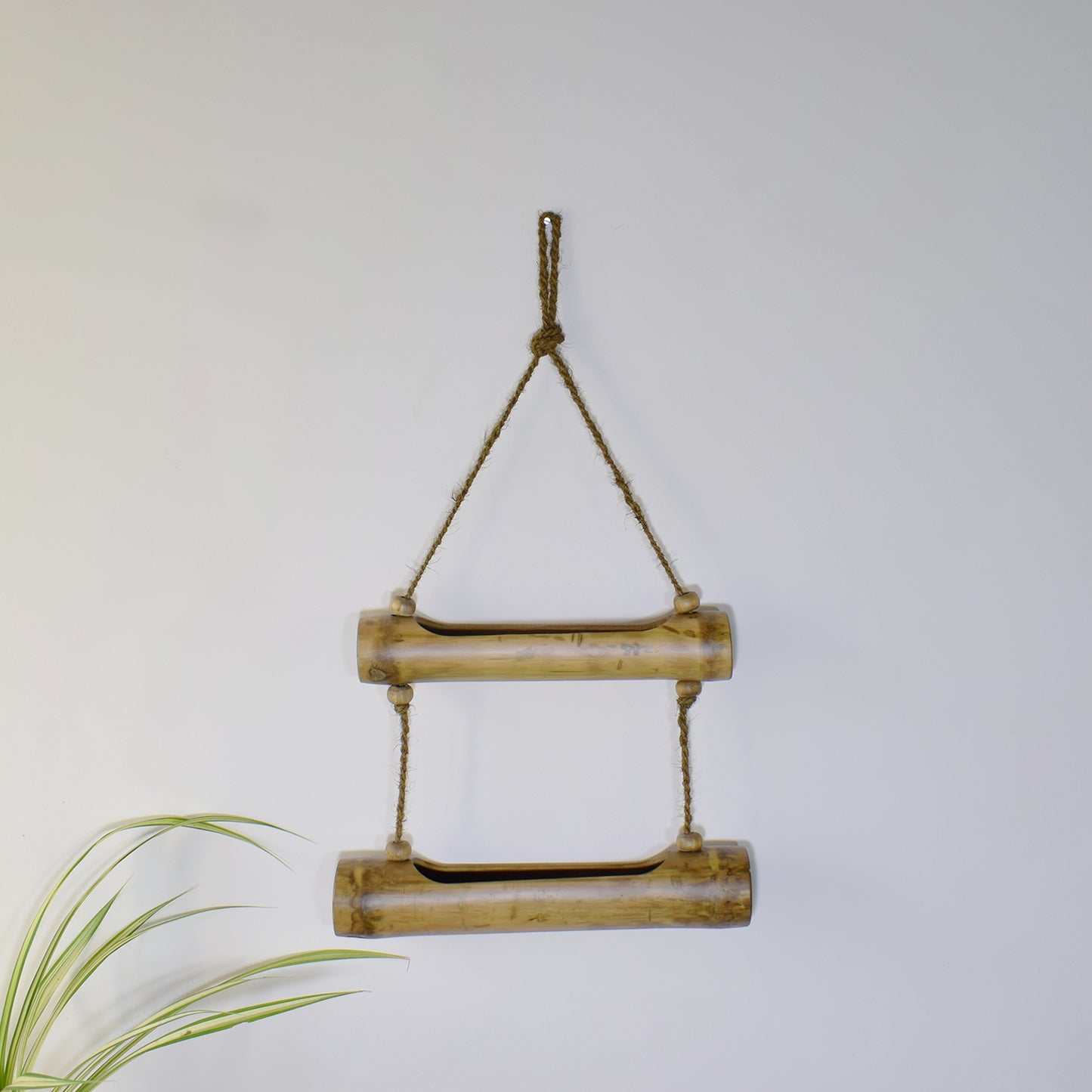 planter with rope