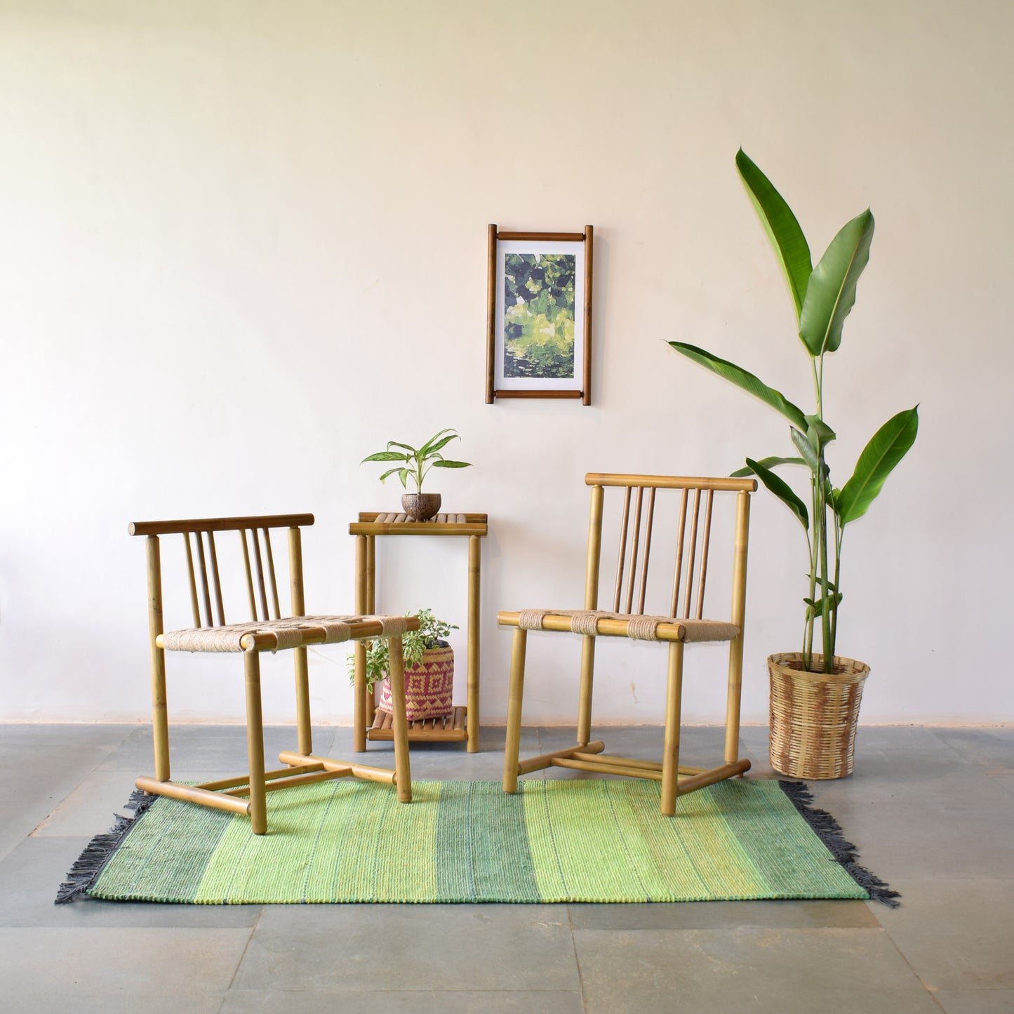 Tightrope Bamboo Dining Chair small