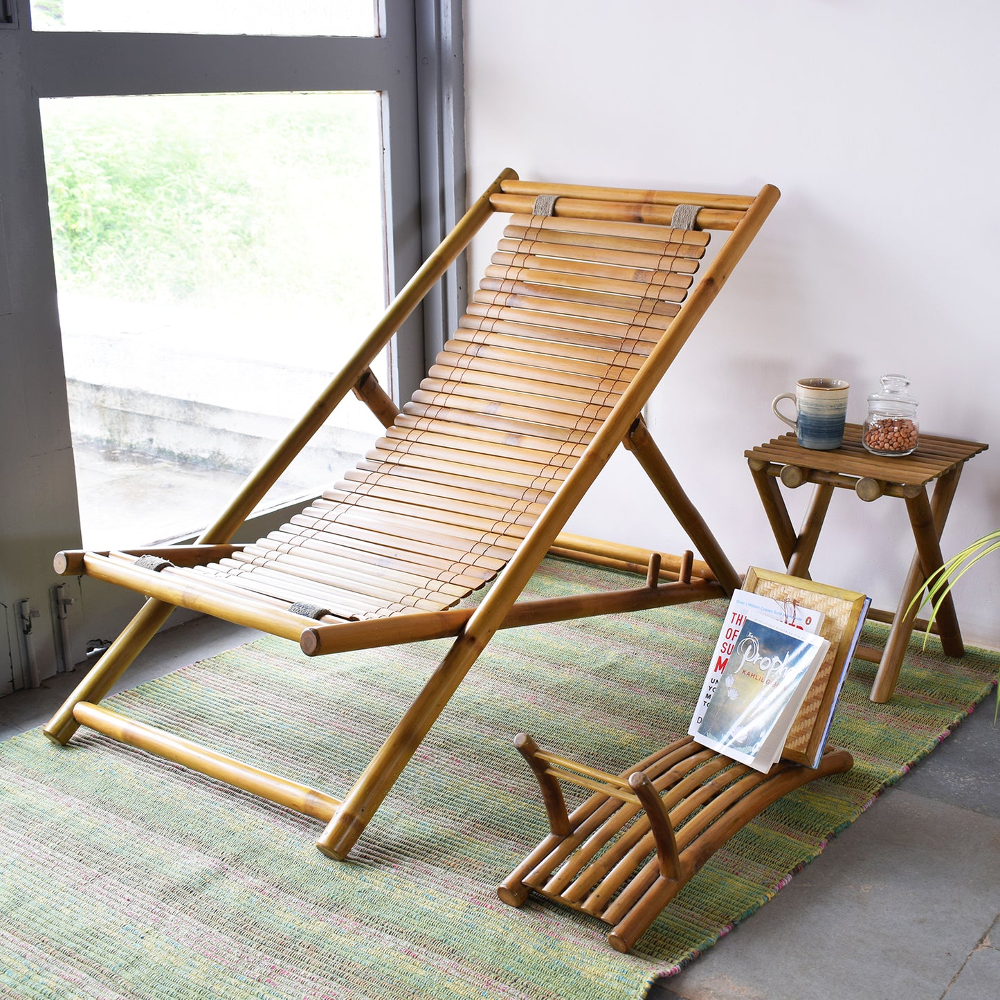 Picasso Snoozer Bamboo Reclining Chair