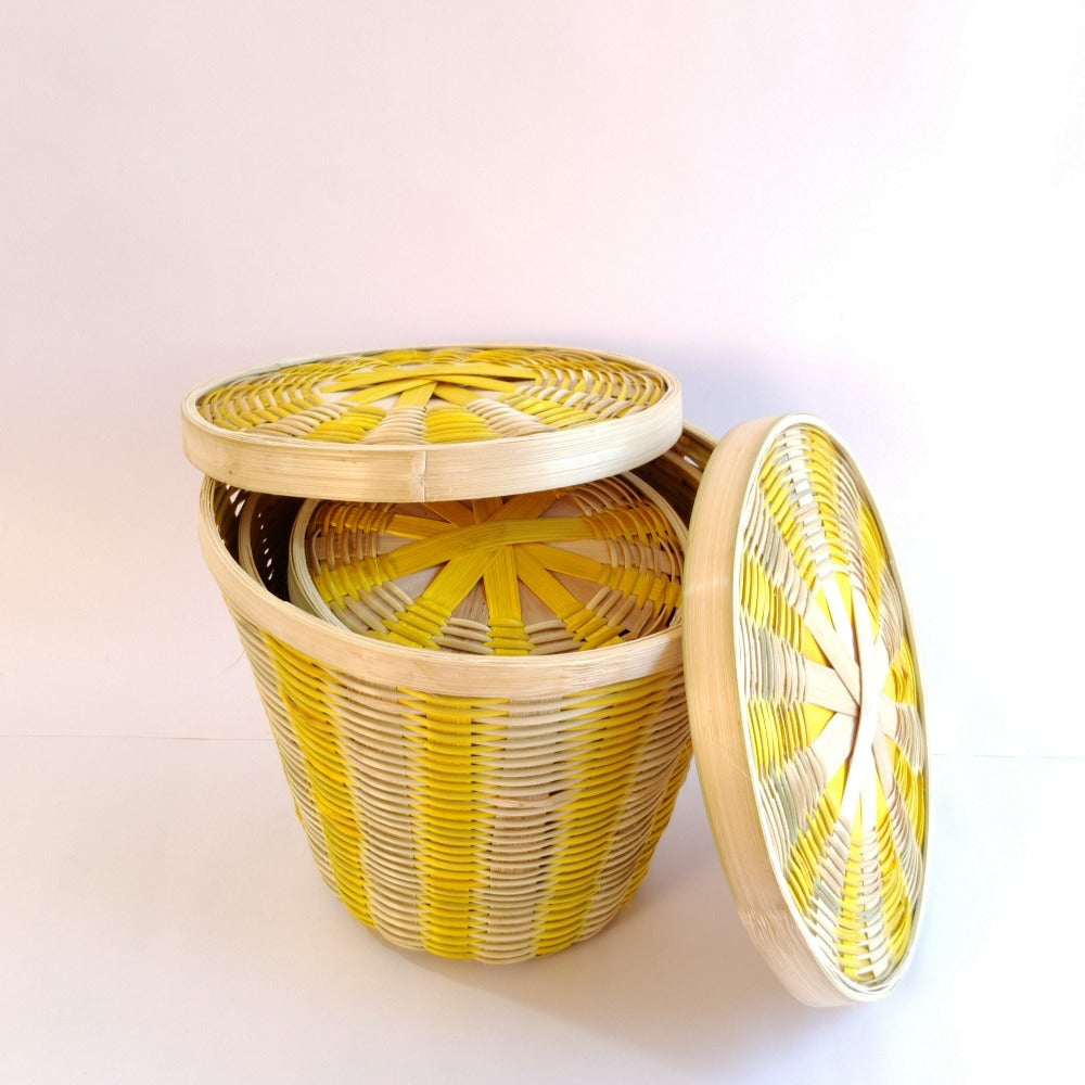 bamboo made storage box