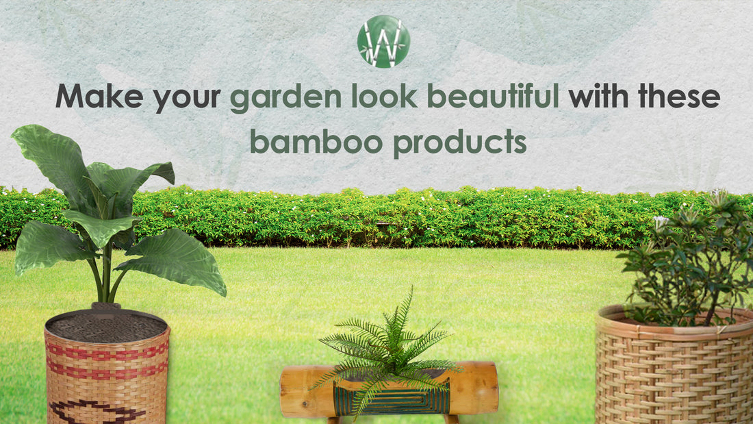 Make your garden look beautiful with these bamboo products