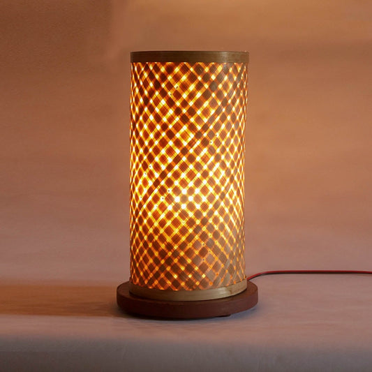 Bamboo Handmade Table Lamp With Base