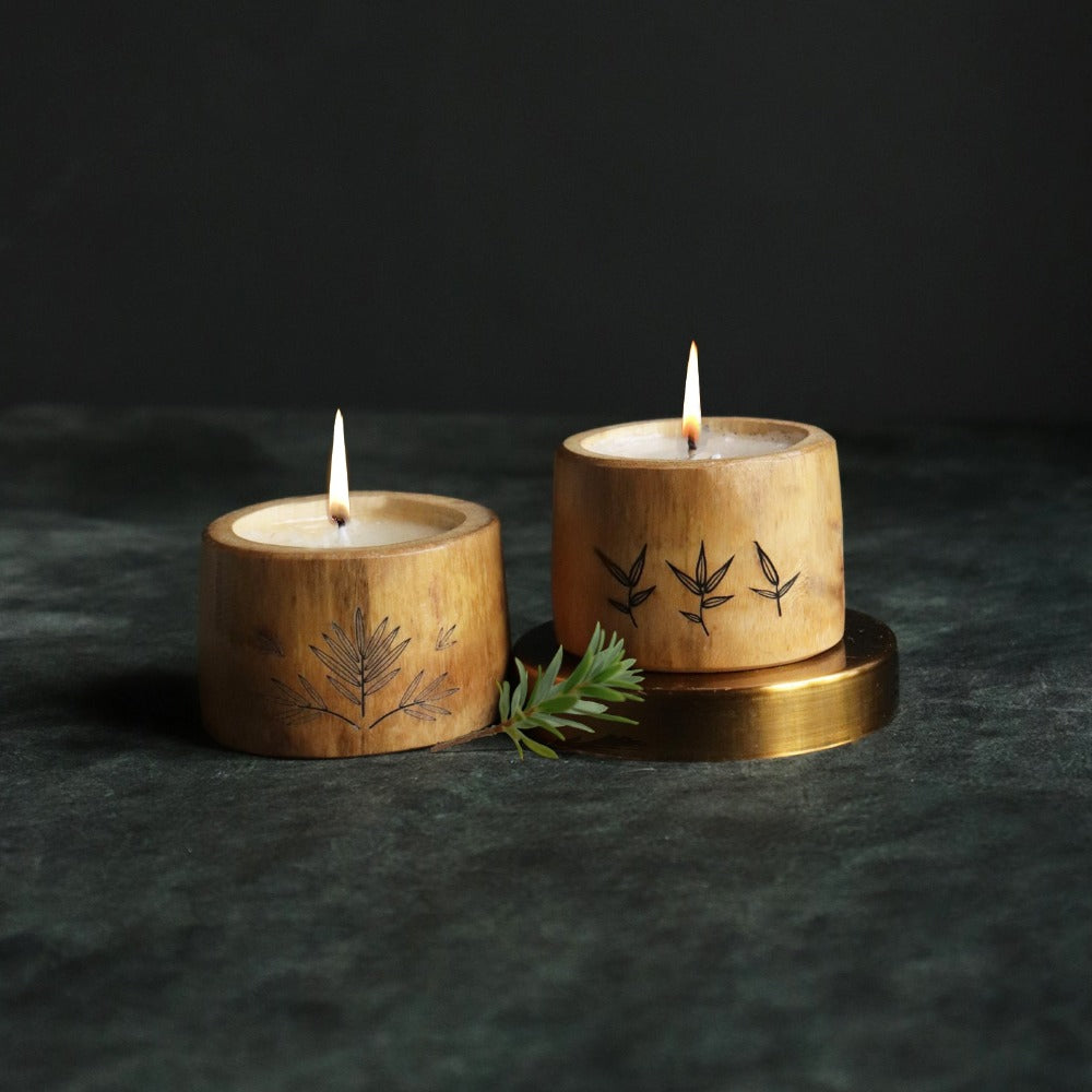 Bamboo Upcycled Candles - Lavender