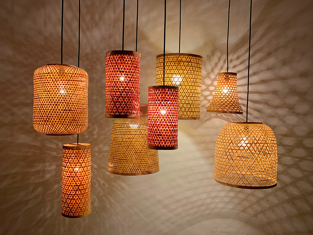 best bamboo pendant lamp online