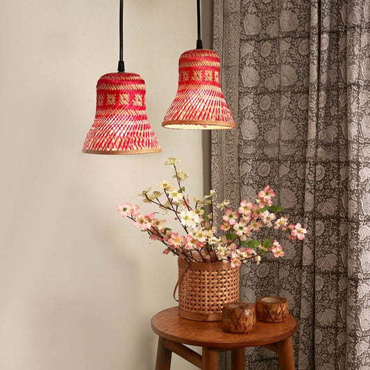 Red color bell lamp