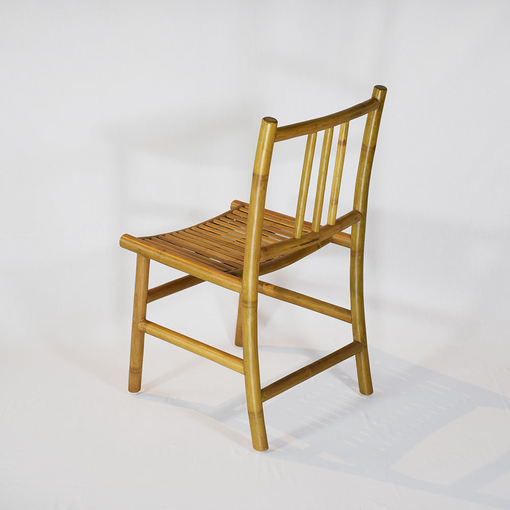Pause Curved Seat Bamboo Dining Chair