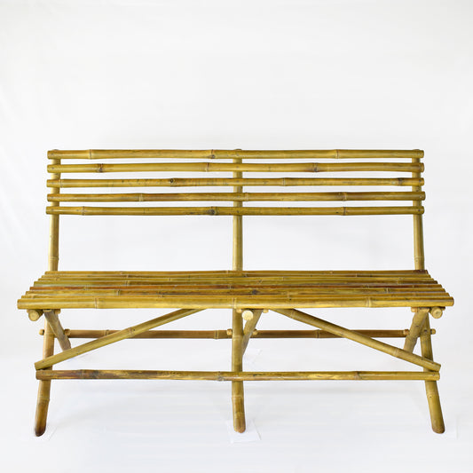 Pause Bamboo Bench with Backrest