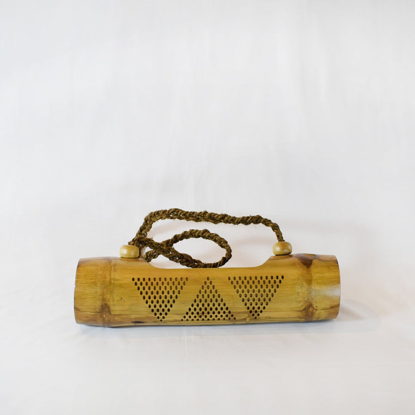 Bamboo planter with rope