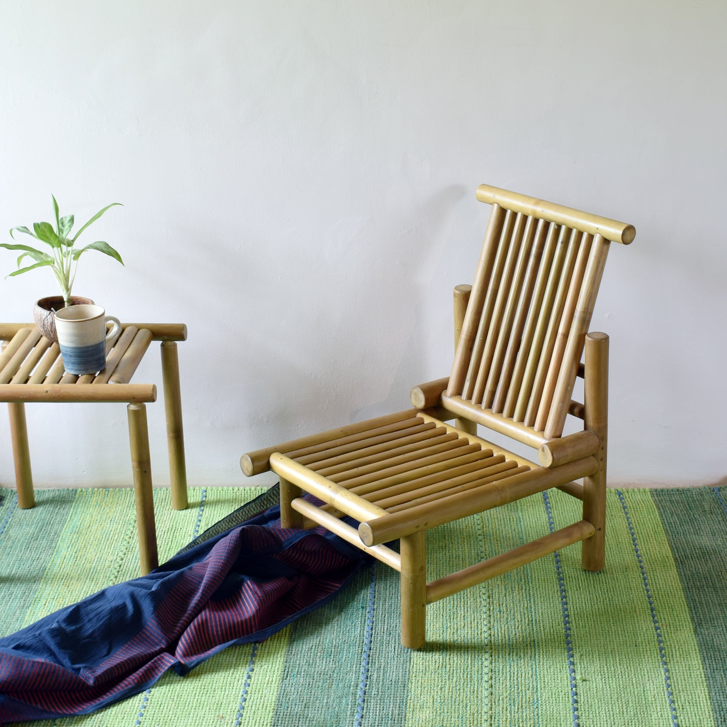 Tunnels Bamboo Folding Low Chair