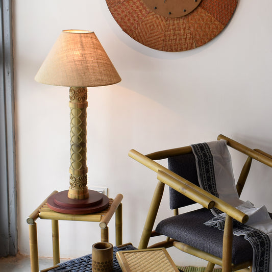 Bamboo table lamp online